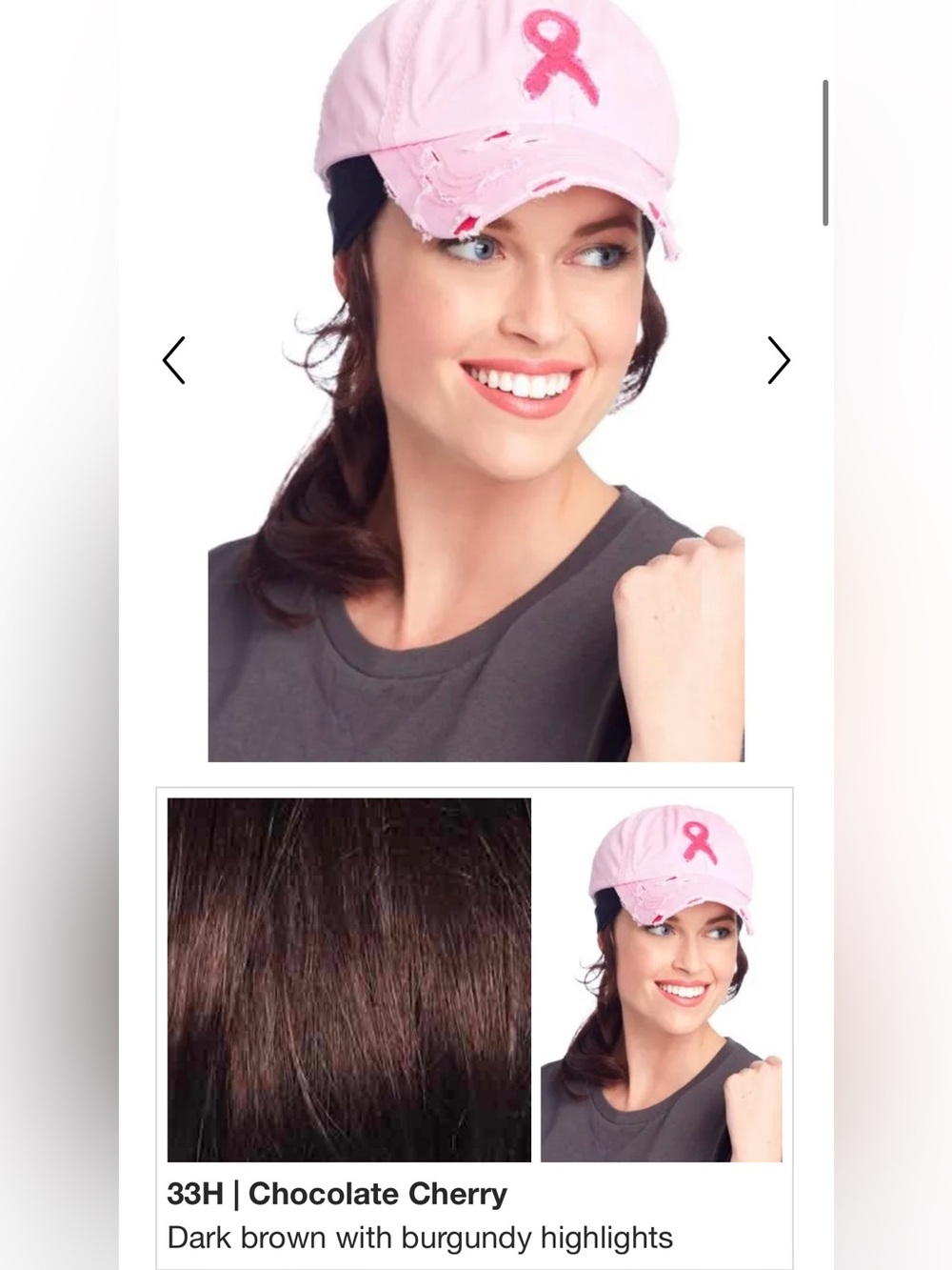 Ponytail headband for hats by Cardani